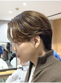 センターパート/フェザーパーマ/ニュアンスパーマ/メンズパーマ