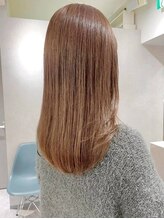 エイチエムヘアーホーム 池袋2号店(H M hair home)&nbsp;ブリーチなし/髪質改善/スモーキーブラウン/ダークブラウン/前髪