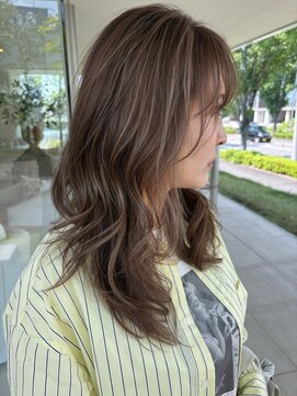 ユウヘアー 大高店(U Hair) 【U Hair】20代30代 ナチュラルハイライトベージュ