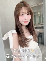 ロンド メリー 大宮(Lond merry)&nbsp;結べるレイヤーカット/グレージュブラウン/韓国巻き/顔周り