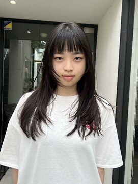 インチェルシー(in chelsea) 抜け感ロング/シースルーバング/