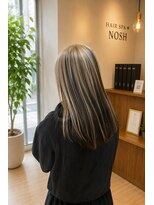 ヘアースパ ノッシュ 博多千代店(Hair Spa Nosh)&nbsp;Hair Spa Nosh 博多千代店/アンブレラカラー/ブリーチカラー