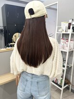 カミエ(kamie)&nbsp;透明感のあるブラウンロング×艶やかな仕上がり