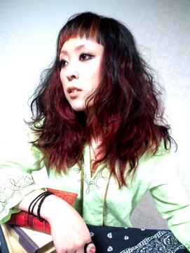 モグヘアー(mog hair) デザインカラーを効かせたワイルドウェーブ★☆★