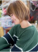 *bliss大宮*ベージュカラー★前下がりボブa
