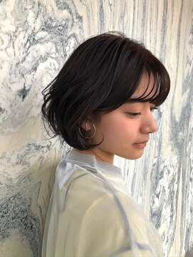 ランベリー(LANVERY) 【LANVERY】大人可愛い耳かけボブ