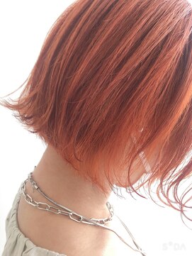 コード(Chord) 【nakajima】orange×切りっぱなしボブ