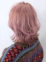 アイティー バイ アルバム 中野店(IT by ALBUM) ピンクボブ_耳かけウェーブパーマフォギーベージュ_ba290071