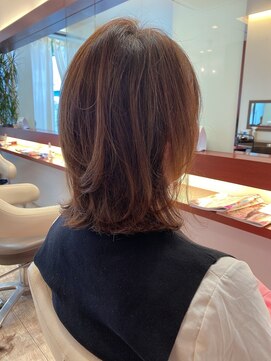 マーリャヘアー(mallia hair) くびれ外ハネミディアム☆彡