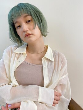 ピズム(PISM) 大人ニュアンスAラインボブスタイル