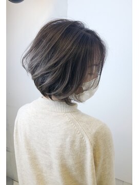 シャメル(Chamel) 大人可愛いひし形ショートボブ◇20代30代40代50代髪質改善