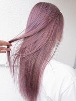 デビュー ヘアーメイク&nbsp;ロングストレート　ラベンダーアッシュ