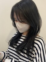 シェノン 西梅田(CHAINON) デザインカラー/レイヤーカット/ウェットヘア/ブルーブラック