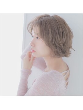 イコール 銀座(equal) 美髪/くすみブルー/ネビージュ/大人かわいい/こなれミディ[銀座]