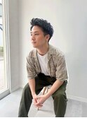 爽やか×ベリーショートアップバング