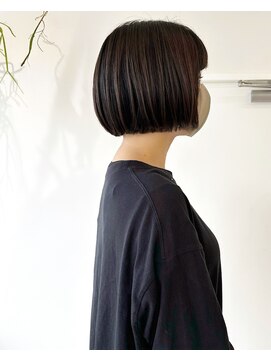 オーシャン(Ocean) ［Ocean Hair&Life 水田］20代30代◎ぱっつん前髪ぱっつんボブ