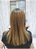 サラ艶ロング髪質改善カラー/ハイトーン/グラデーション#1