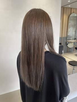 コード(Chord) 【nakajima】スモーキーベージュ×ストレートロング