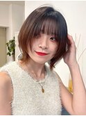 【Say.岩井】くびれショートボブ×伸ばしかけ×顔周りレイヤー