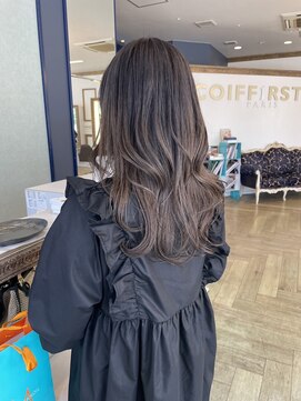 コワファースト 大分(COIFF1RST) グレージュへアカラー