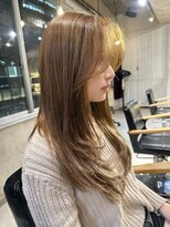 トリア(the tria)&nbsp;韓国ヘア/レイヤーカット/グレージュ/髪質改善