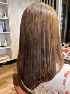 クロワ(croix) 【croix】ナチュラルストレート×ベージュ