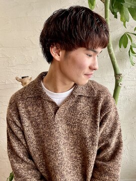 ラフ バイ マグ 南松本(R.A.F. by Mag) 松本メンズレイヤーカットニュアンスパーマビジネスヘア