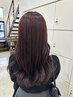 お洒落な暖色艶カラー/中谷指名10％オフ/トリートメントチケット付き