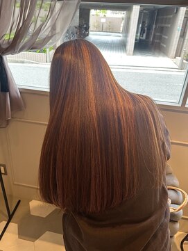 アイノアシェール 西宮(AInoa Cher) 【極上の髪質改善】プレミアムカラーエステ/艶髪/ハイライト