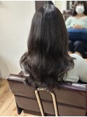 ミディアムレイヤーコテ巻き風デジタルパーマ