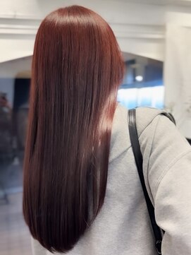 ラレイ ハラジュク(Lalei harajuku) 【白石】チェリーレッド/暖色カラー/ブリーチなしカラー/原宿