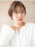 透明感細めハイライトミニボブマッシュTc3越谷20代30代40代