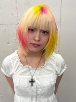 ベレーザ 渋谷(BELEZA)&nbsp;15250ブリーチ＆ダブルカラーニュアンスカラーレイヤーロング