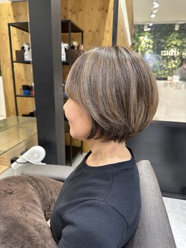 ルディー バイ ヘアーポケット(rudii by HAIR POCKET) 立体感が映える大人ショートボブ