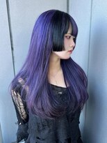 キイ ギンザ(k.e.y GINZA)&nbsp;色落ち綺麗な紫カラー