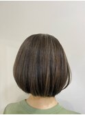 白髪ぼかしハイライト