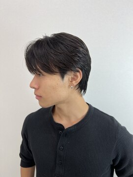 ステージ(STAGE) ダウンパーマ　ニュアンスパーマ　センターパート