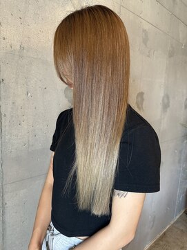 オルガ(olga) ダブルカラー ベージュカラー 酸熱トリートメント