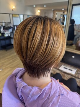 2席のみの美容室 アナイス(Anaiss) ミディアムヘア/デザインカラー/フェイスフレーミング/蟹江
