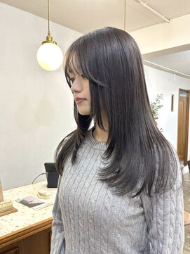 シエン 恵比寿(CIEN) レイヤーカット/ダークアッシュ/ラベンダーアッシュ/恵比寿