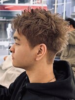 ウィル バイ ブラウン(Vir by Brown)&nbsp;MEN’S HAIR/サーフカール/刈り上げセンターパート/藤沢