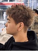 MEN’S HAIR/サーフカール/刈り上げセンターパート/藤沢