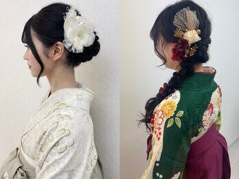 レーヴブラン(Reve Blanc)の写真/卒業式・入学式に◎和装も和髪もプロにお任せください!親子でのご来店もお待ちしております*