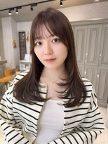 カシュカシュ アネックス(cache cache annex)&nbsp;レイヤーカットハッシュカットハイレイヤーシースルーバング