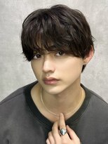 シティ(CITY)&nbsp;韓国メンズヘア　スパイラルパーマ　ラウンドマッシュ