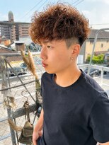 ユイマァルスロウ 倉敷(YUIMARLSLOW)&nbsp;倉敷メンズパーマ20代30代40代刈り上げショート似合わせパーマ