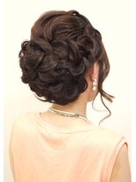 ブリエ(briller)&nbsp;ブリエ☆結婚式スタイル☆ルーズ編み込みアップ