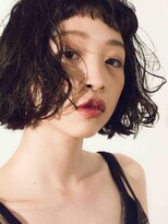 キープへアデザイン(keep hair design)&nbsp;【Keep HAIR DESIGN自由が丘　土肥】くろかみぱっつんパーマボブ