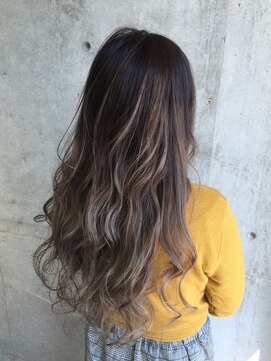 ガルボ ヘアー(garbo hair) 【大人気】透明感UP♪３D×バレイヤージュカラー