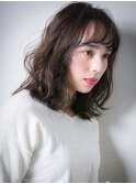 *bliss大宮*ダブルバングのくせ毛風無造作カールのふわミディt